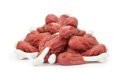 HAPPET Hundegröße - Entenstab mit Kalk 500 g - natürlicher Zahnbeiß, proteinhaltige Trainingsleckerei, unterstützt gesunde Zähne und Zahnfleisch