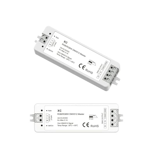 Signal DMX512 décodeur Mini XC Master avec contrôleur LED RGB RGBW 2.4G multi-pixel