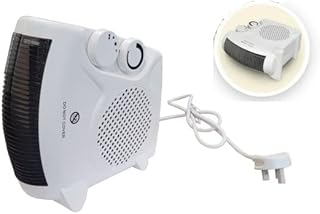 Hanicks Portable Flat/Upright 2000W Electric Fan Heater with 2 Heat settings & Cool Function | Low Energy Usage | Perfect Electric Room Heater (1)