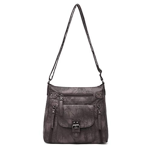 Image of Angel Kiss Crossbody Bags Shoulder Bags and Handbags for Women Multi Pocket Daily Soft Hobo Purses Medium Size