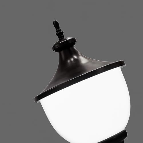 Lyse Decor Main gate Lights for Pillar Waterproof, Pillar lamp Lights for gate, Exterior Boundry Wall Lights, Modern Gate Light for Home gate (GL07, Pack of 2)