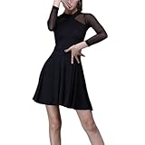 Damen Latein-Ballsaal-Tanzkleider For Frauen Salsa-Latein-Tanzkleid Mit Shorts Bühnen-Performance-Röcke Wickel-Tanzbekleidungskostüm