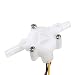 Uxcell 6 mm Hall Effect Liquid Water Flow Sensor Switch Flowmeter Fluid Meter, 0.2-3.0 L/Min