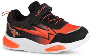 BUCKHEAD Buchead Buck3022-109 Cyrus Çocuk Spor Ayakkabı, 34, TYC8AC52898A48FE36F646D05, Siyah-Turuncu, Erkek çocuk - Görsel 2