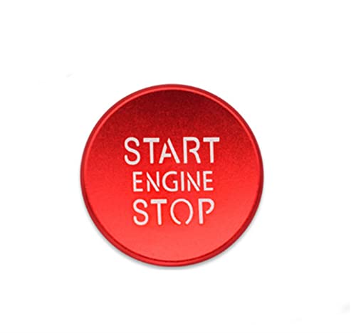Cache-Bouton Poussoir de Démarrage Audi A6 A7 C7 Accessoire Interieur Bouton Start Stop Rouge