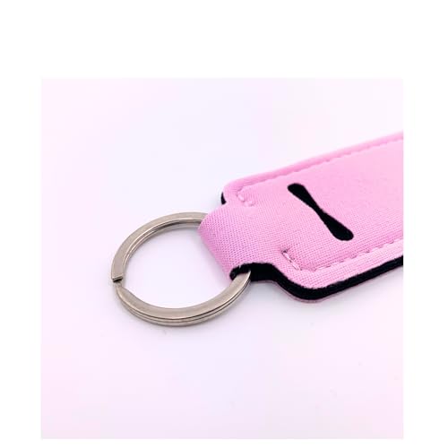 TINY SEED Gift Set: Variety 4-Pack Lip Balm: Strawberry Ice Pop, Pink Lemonade, Peaches & Cream, Sweet Watermelon. Limited Edition I Love Summer Collection. Includes Lip Balm Holder Keychain (Pink)