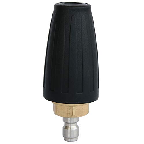 XUXUWA Rotating Turbo Nozzle 1/4 inch Quick Connect High Pressure Washer Cleaner Accessory 360 Degree Turbo Nozzle 4000 Psi