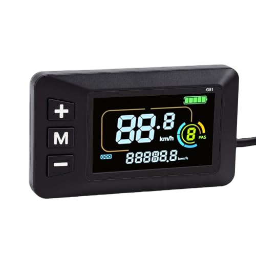 Pantalla LCD retroiluminada para bicicleta eléctrica con soporte impermeable 5