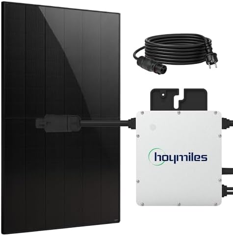 SUNNIVA 460 W Bifacial Full Black Balcony Power Station Complete ...