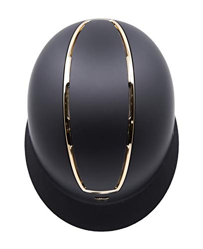 Tipperary Equestrian Horse Riding Helmet - Windsor - English Style Protective Horseback Riding Apparel - Customizable Fit And Cooling Ventilation - Rose Gold - L #TOP3