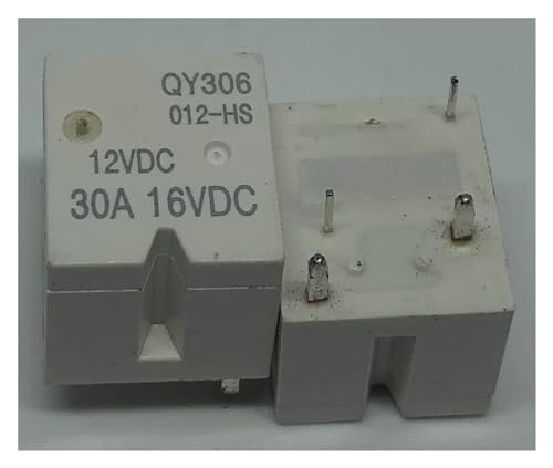 Relé QY306 012-HS 12VDC de 4 pines y capacidad de carga de hasta 30A para automoción