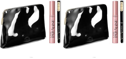 Mascara Lash Paradise et eyeliner L'Oréal Paris : kit maquillage des yeux noir intense