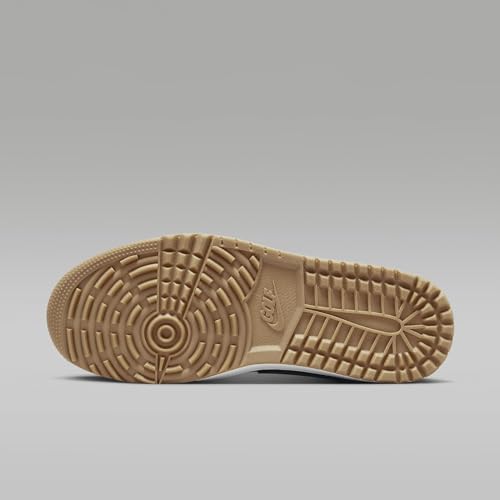 NIKE Air Jordan 1 Low G Golf Shoes (DD9315-005, Black/Gum Medium Brown/White/Anthracite) Size 4