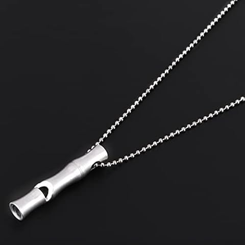 Silbato de Emergencia de Acero Inoxidable Dioche Cover