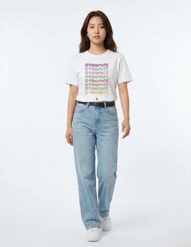 Image of BTS Dynamite Classic White T-Shirt