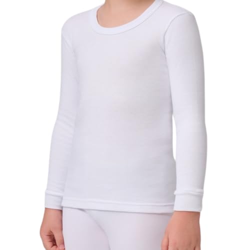 40° grados - Camiseta térmica Infantil - Color Blanco - Talla 12