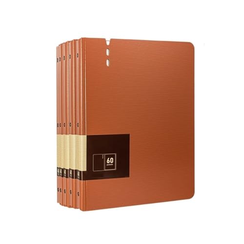Dossier rangement de fichiers A4 épais pour protéger vos feuilles volantes lot de 5 orange