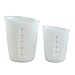 SIYI-XIU 2Pcs Taza Medidora de Silicona 250/500ml Vasos Medidores Antiadherentes para Resina,Manualidades,Cocina