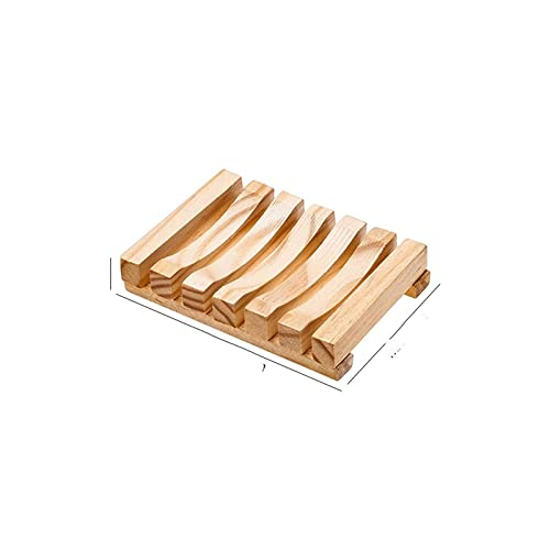 Porte-savons rétro en bois de charbon pour une salle de bain élégante