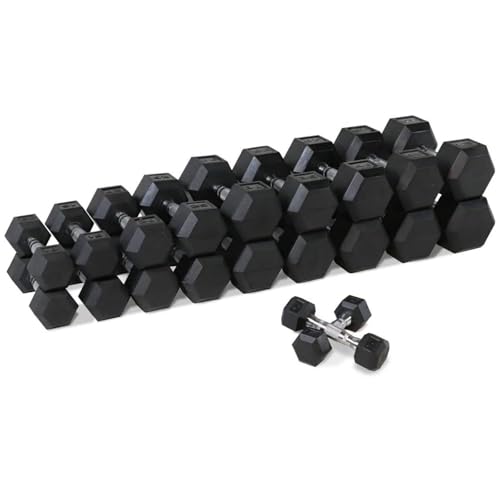 Image of 550 lbs 1200lbs 2100 lbs Dumbbells Weight Set, Hex Dumbbell Sets, Gyms Weights Dumbbells Sets, Weight Set for Home Gym, Strength Training, Fitness Center Equipment