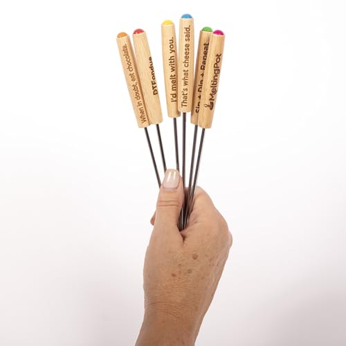 image for The Melting Pot Melting Pot Clever & Cheesy Fondue Forks, Stainless St