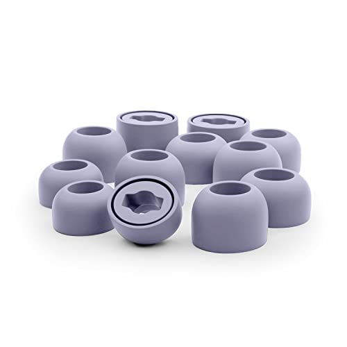 Okuli 12 x Silicona Gomas Auriculares Puntas de Repuesto para Samsung Galaxy Buds Pro 1 Auriculares en Morado