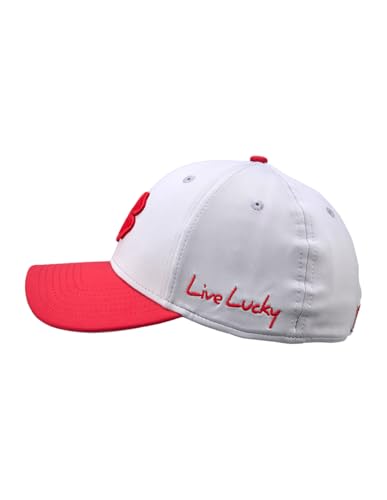 Black Clover Unisex Premium Clover 188 Hat Red/Silver Hat/3D Red Clover Large
