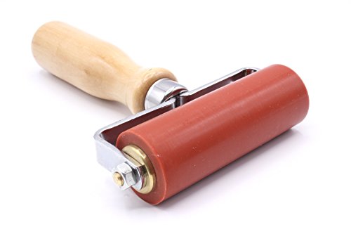 Profi Qualität Andrückrolle 90 mm Silikon Andrückwalze Andrück Rolle Druckwalze Folie Dachdecker