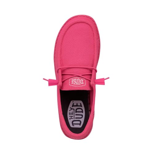 HEYDUDE Women's Wendy Funk Mono Slip On Loafer, Electric Pink, Size 5 - image 6
