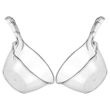 FOMIYES Cucharones de Agua de Cocina y Baño 2 Piezas Mango Largo Plástico Gris Grande Multiusos para Uso Doméstico y Lavado de Frutas y Verduras