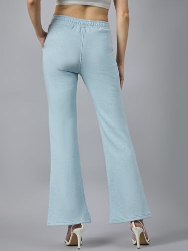Image of 98 Degree North Women Flared Fleece Track Pants-GL1315-ALMOND