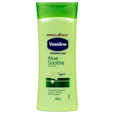 Vaseline Intensive Care Aloe Soothe heals and refreshes skin Body Lotion for dry skin 400 ml Cover