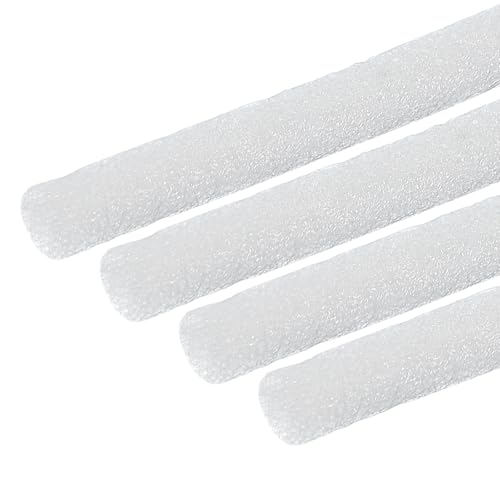 Image of PATIKIL 1 /4 Inch x 26 Feet Backer Rod for Gaps and Joints, 4 Roll Foam Rope Caulk Crack Joint Filler Roll Seal Weather Strip for Home Construction Car, White
