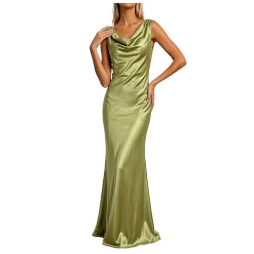 Robe bustier satin femme fluide à ouverture dos et coupe mini