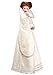 Fun Costumes Adult Queen Elizabeth Costume, Women's Victorian Ball Gown for Renaissance Cosplay - White - Medium