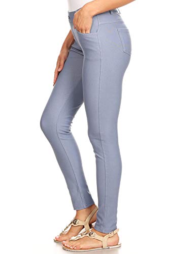 Image of YELETE Women's Basic Five Pocket Stretch Jegging Tights Pants