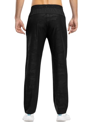 Image of TBMPOY Men's Outdoor Lightweight Hiking Mountain Pants Running Active Jogger Pants