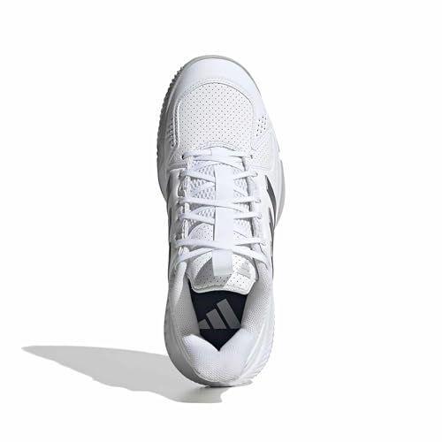 adidas Women's Court Flight, White/Grey/Grey, 7.5 - image 2