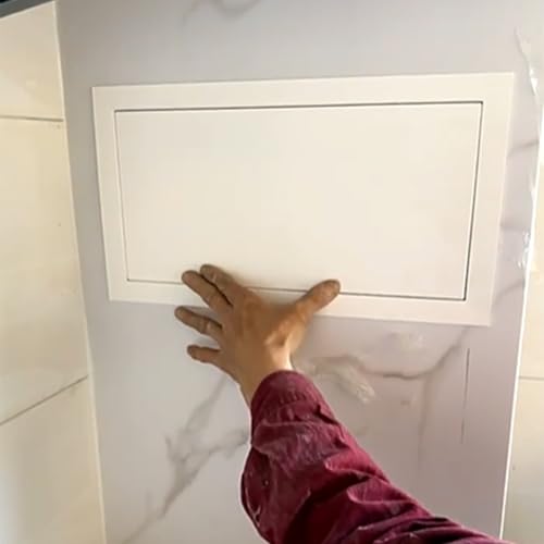 Trappe d'accès alu 300x450 à ouverture par pression pour mur et cloison