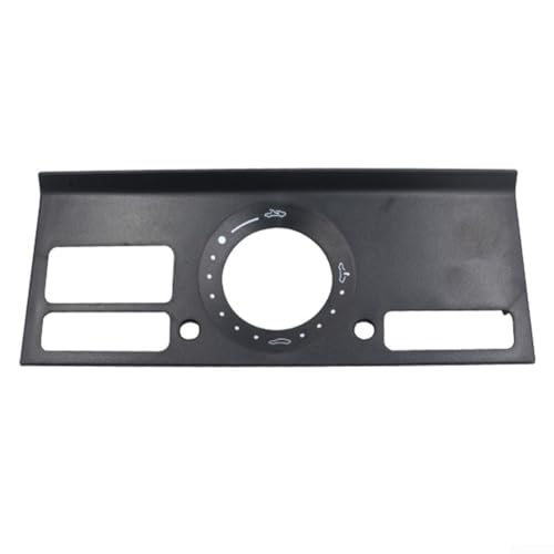 Obere Lichtabdeckung für Passat, Tiguan, Magotan, Sagitta, Haorui ABS, schnelle Installation, verbesserter Stil (großer Halbkreis, schwarz)