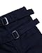 dELiA*s Girls School Uniform Pants - 2 Pack Stretch Twill Basic Khaki Pants Jeggings and Flare Uniform Pants for Girls (4-16), Size 12, Navy with Belt