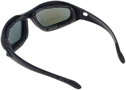 Binoster Polarized Driving Riding Lens Sun Glasses with 4 Lens for Motorcycle Bicycle Outdoor Activity Sports Hunting Military