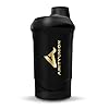 Protein Shaker – The ORIGINAL van AMITYUNION – proteïne shaker lekvrij – BPA-vrij met zeef, weegschaal voor romige wei…