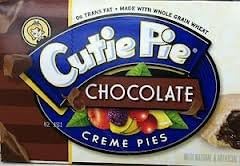 Cutie Pie Fruit & Creme Snack Pies 6/2.0 Oz (Pack of 2) 12 Pies Total (Chocolate)