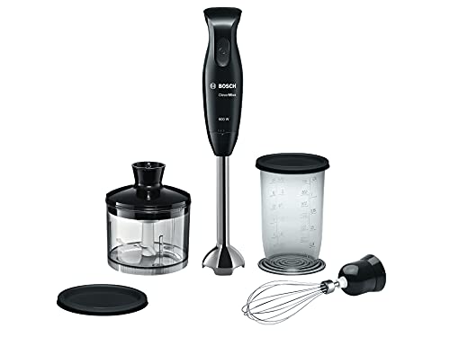 Bosch MSM2650B - Licuadora (Batidora de vaso, Negro, CE, Eurasian, ROSTEST, SIQ, UA, De plástico, De plástico, De plástico)