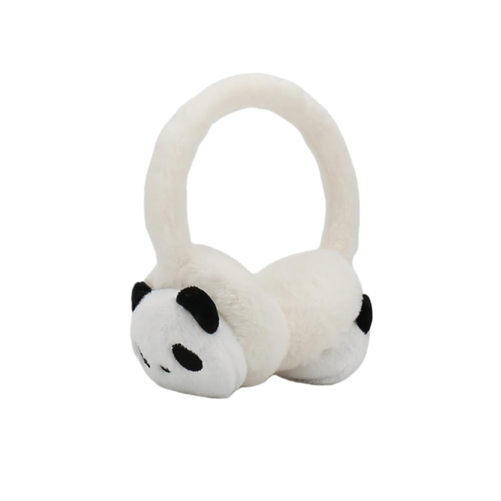 OMEIU Store Kids Boy Girl Earmuffs Winter Fleece Thermal Outdoor Warm Plush Ear Warmer (Panda)