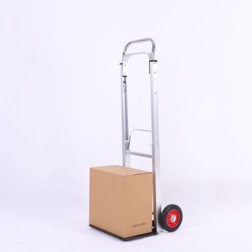 Carretilla de mano de aluminio con ruedas de goma miniatura 5