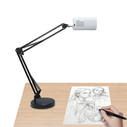 Fhroiny Art Projector for Tracing, Drawing Projector with iOS/Android/WiFi/USB/HDMI Support, Desktop & Wall Canvas Projection, Tracing Projector for Sketching, Painting & Cake Decorating