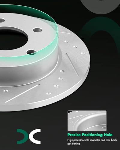 Image of Brake and Rotors Kits,SCITOO 4pcs Brake Rotors and 8pcs Ceramic Brake Pads fit for 2004-2013 for Mazda 3