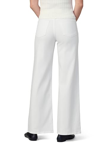 Joe's Jeans Women's Mia Petite High Rise Wide Leg Jean, White, 253